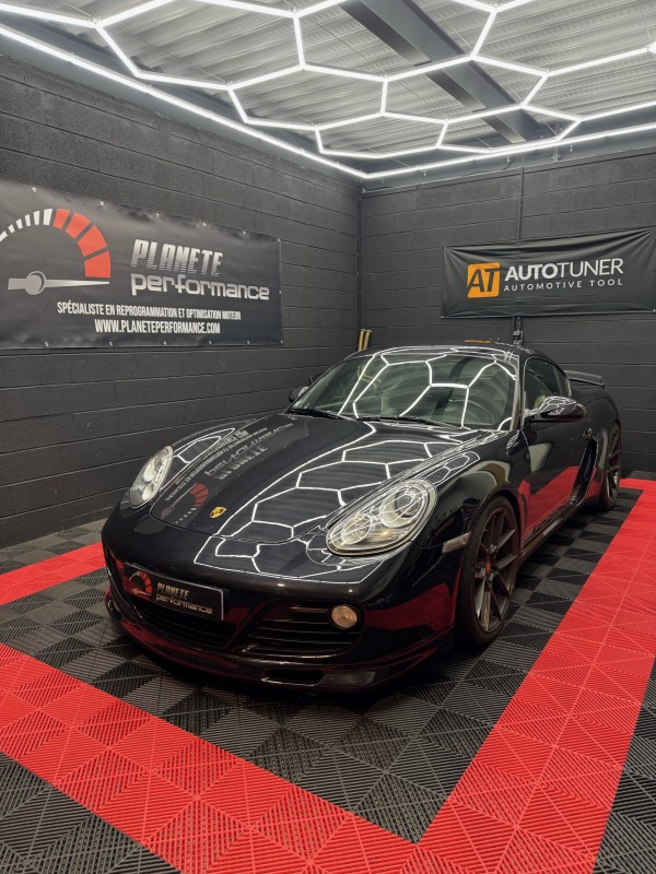 Reprogrammation moteur Stage 1 – Porsche Cayman 987 3.4i S à Chalon-sur-Saône