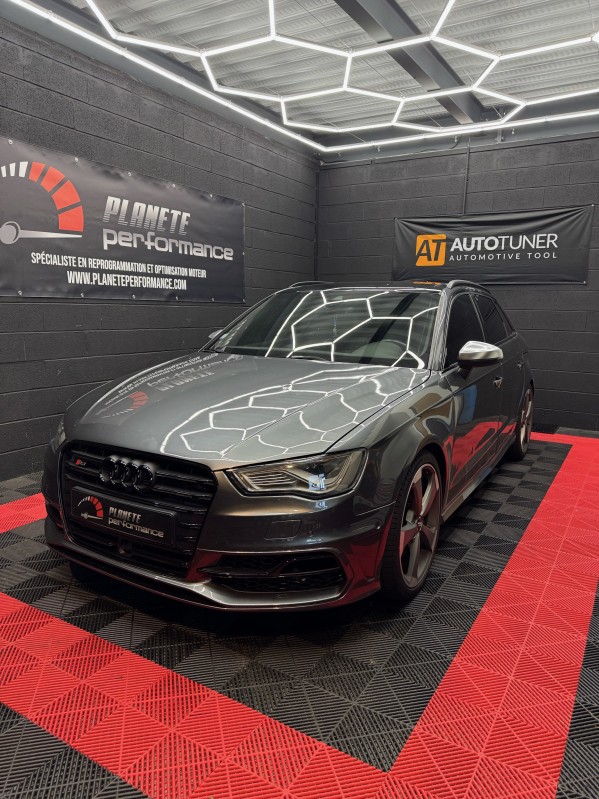 Optimisation complète – Audi S3 | Stage 1 + FlexFuel E85 + Reprogrammation boîte | 360 ch – 480 Nm | Réalisé à Chalon-sur-Saône
